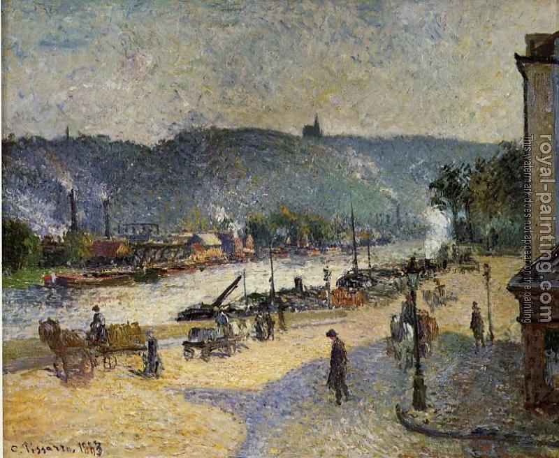 Camille Pissarro : The Quays at Rouen